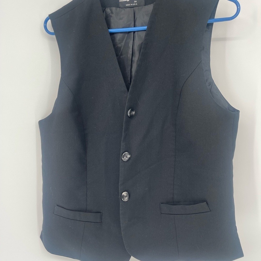 Angelica Black Formal Vest‎